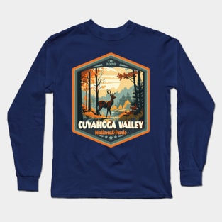 Cuyahoga  National Park Vintage Outdoor Badge Long Sleeve T-Shirt